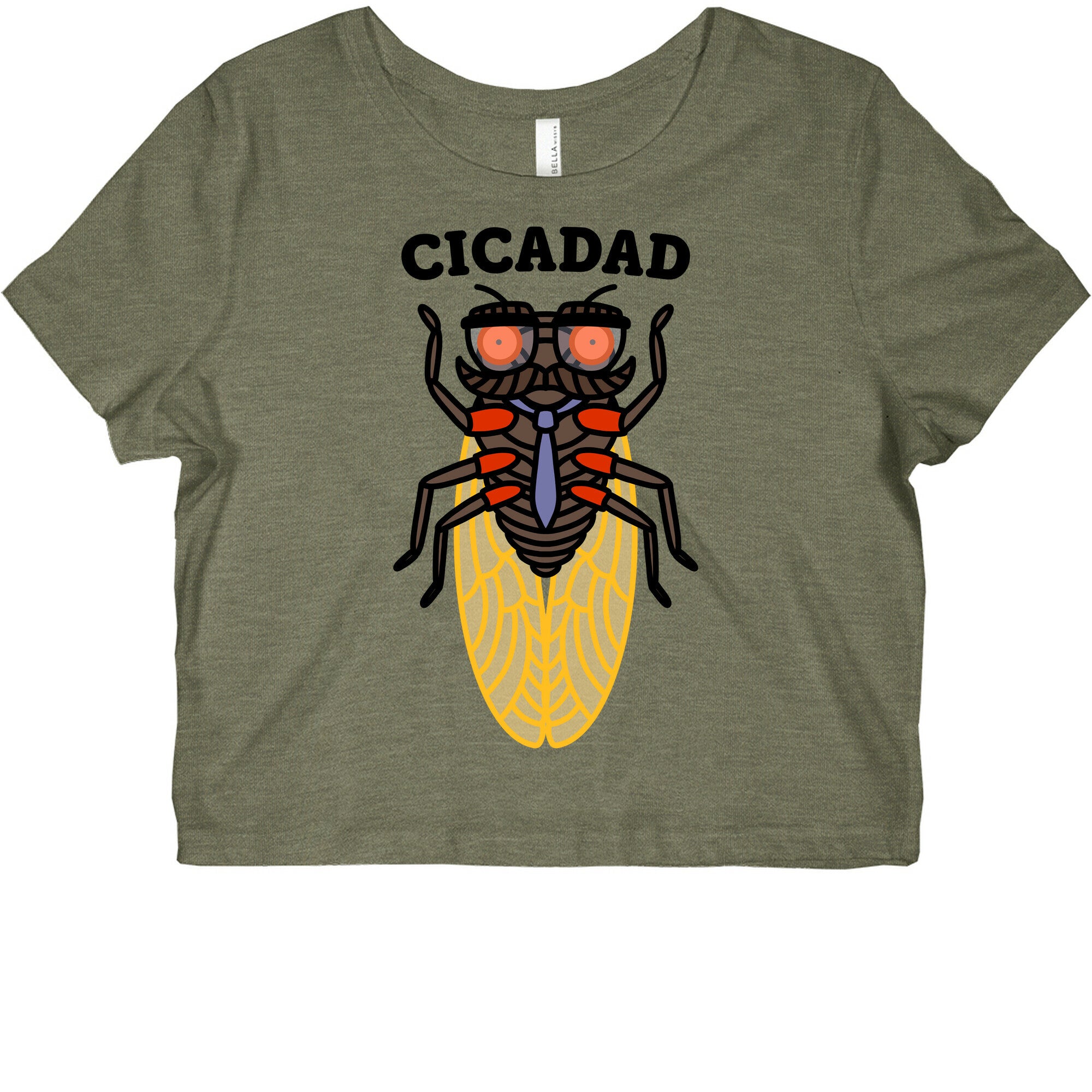 CicaDad Dad Cicada Graphic Baby Tee
